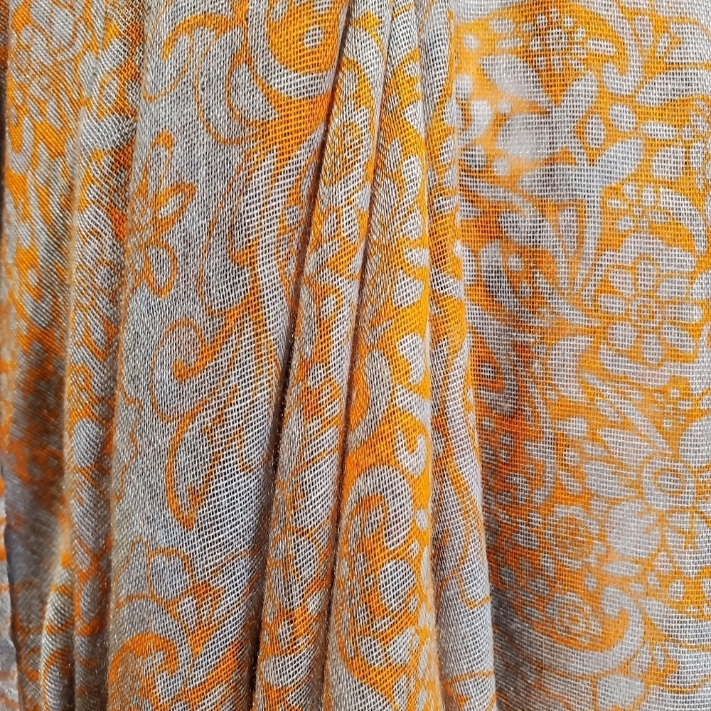 ORANGE pullover Infinity Scarf - Picture 4 of 6